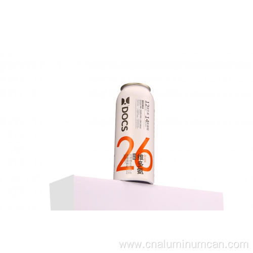 Aluminum can for cosmetic mousse